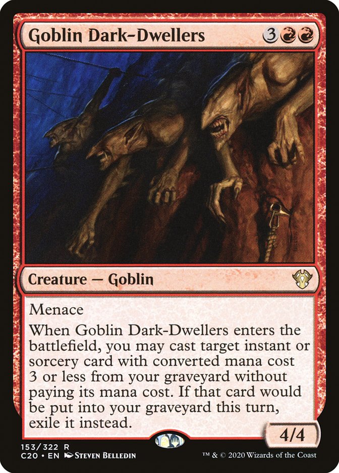 Goblin Dark-Dwellers [Commander 2020] | Magic Magpie