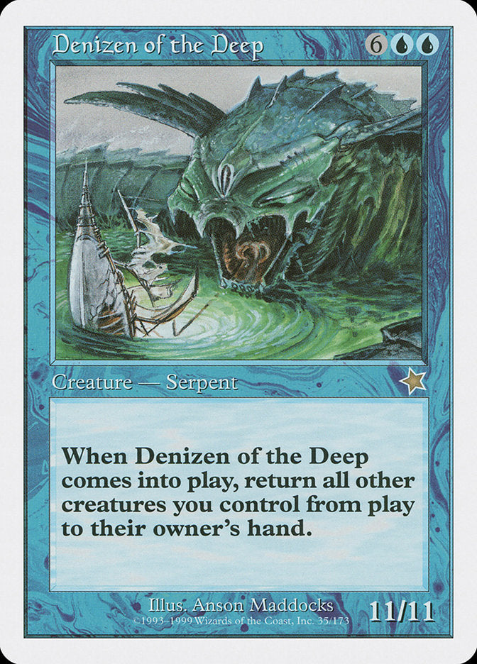 Denizen of the Deep [Starter 1999] | Magic Magpie