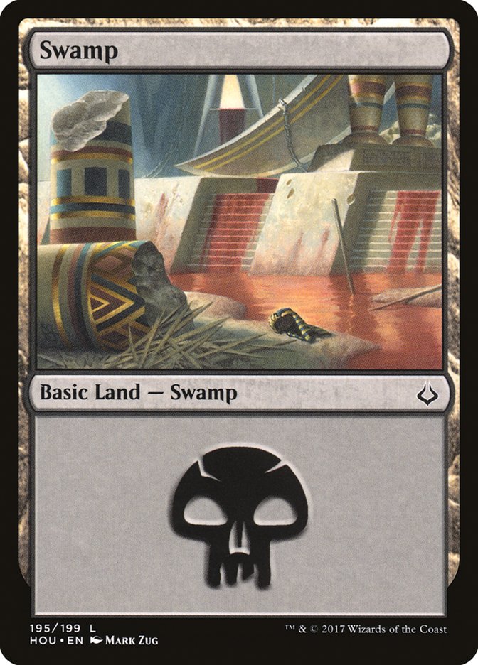 Swamp (195) [Hour of Devastation] | Magic Magpie