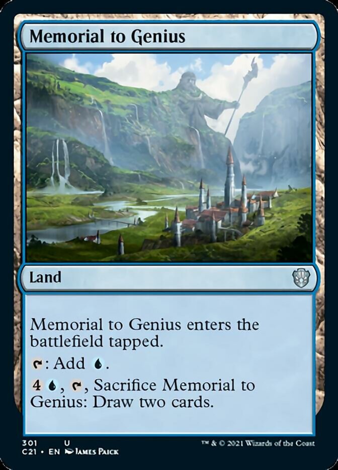 Memorial to Genius [Commander 2021] | Magic Magpie