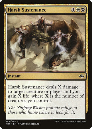 Harsh Sustenance [Fate Reforged] | Magic Magpie