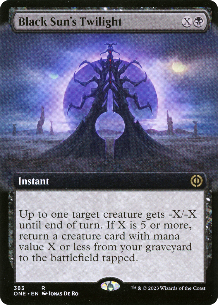 Black Sun's Twilight (Extended Art) [Phyrexia: All Will Be One] | Magic Magpie