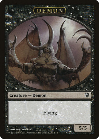 Demon Token [Innistrad Tokens] | Magic Magpie