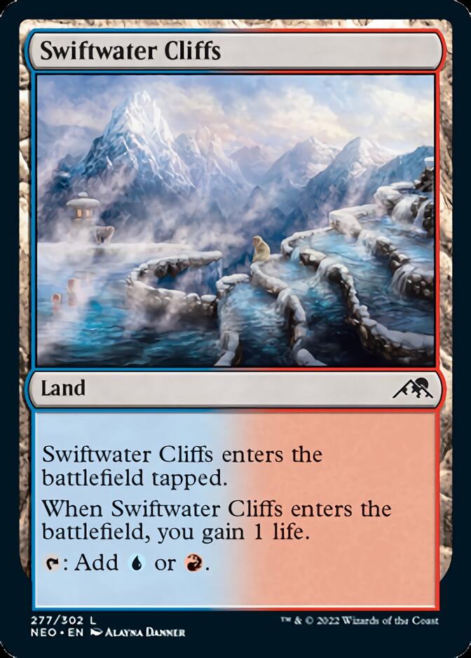Swiftwater Cliffs [Kamigawa: Neon Dynasty] | Magic Magpie
