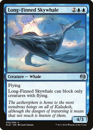Long-Finned Skywhale [Kaladesh] | Magic Magpie