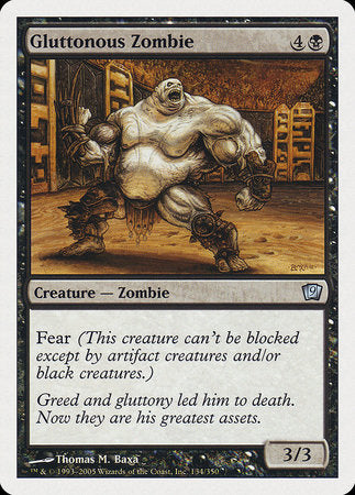 Gluttonous Zombie [Ninth Edition] | Magic Magpie