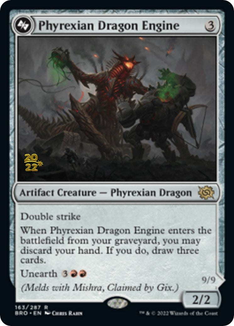 Phyrexian Dragon Engine [The Brothers' War: Prerelease Promos] | Magic Magpie