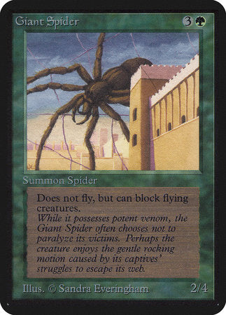 Giant Spider [Limited Edition Alpha] | Magic Magpie