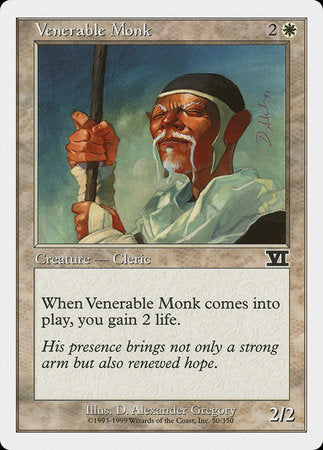 Venerable Monk [Classic Sixth Edition] | Magic Magpie