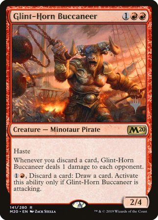 Glint-Horn Buccaneer [Core Set 2020 Promos] | Magic Magpie