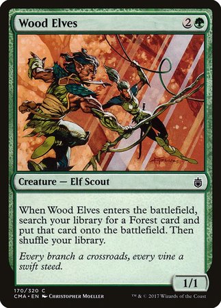 Wood Elves [Commander Anthology] | Magic Magpie