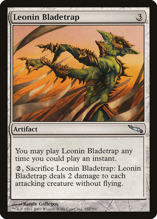 Leonin Bladetrap [Mirrodin] | Magic Magpie