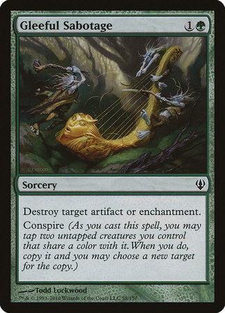 Gleeful Sabotage [Archenemy] | Magic Magpie