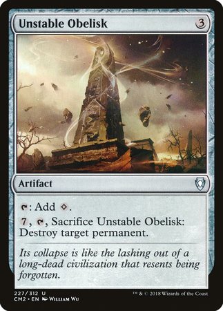 Unstable Obelisk [Commander Anthology Volume II] | Magic Magpie