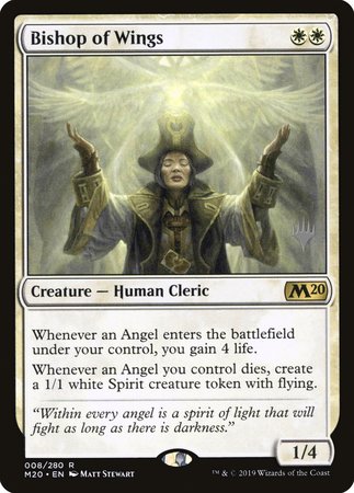 Bishop of Wings [Core Set 2020 Promos] | Magic Magpie