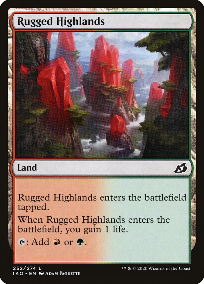 Rugged Highlands [Ikoria: Lair of Behemoths] | Magic Magpie