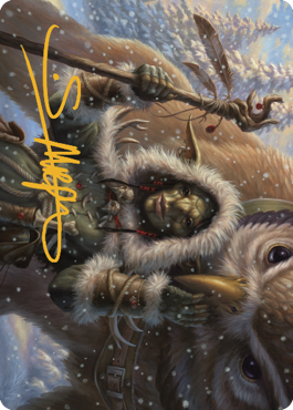 Owlbear Shepherd Art Card (Gold-Stamped Signature) [Commander Legends: Battle for Baldur's Gate Art Series] | Magic Magpie