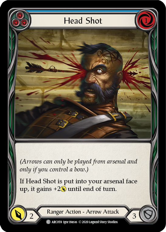 Head Shot (Blue) [U-ARC059] Unlimited Normal | Magic Magpie