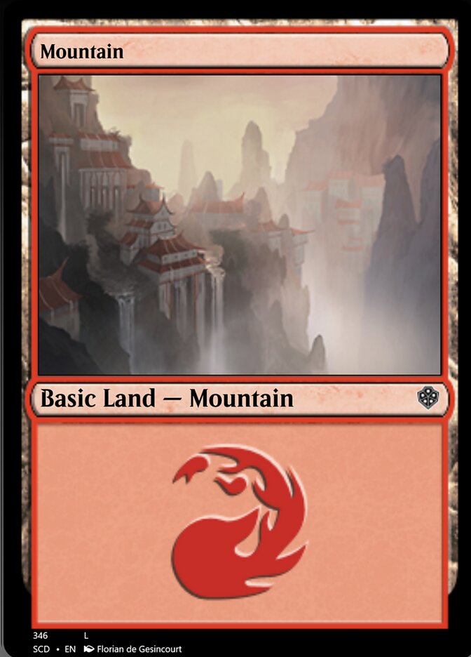 Mountain (346) [Starter Commander Decks] | Magic Magpie