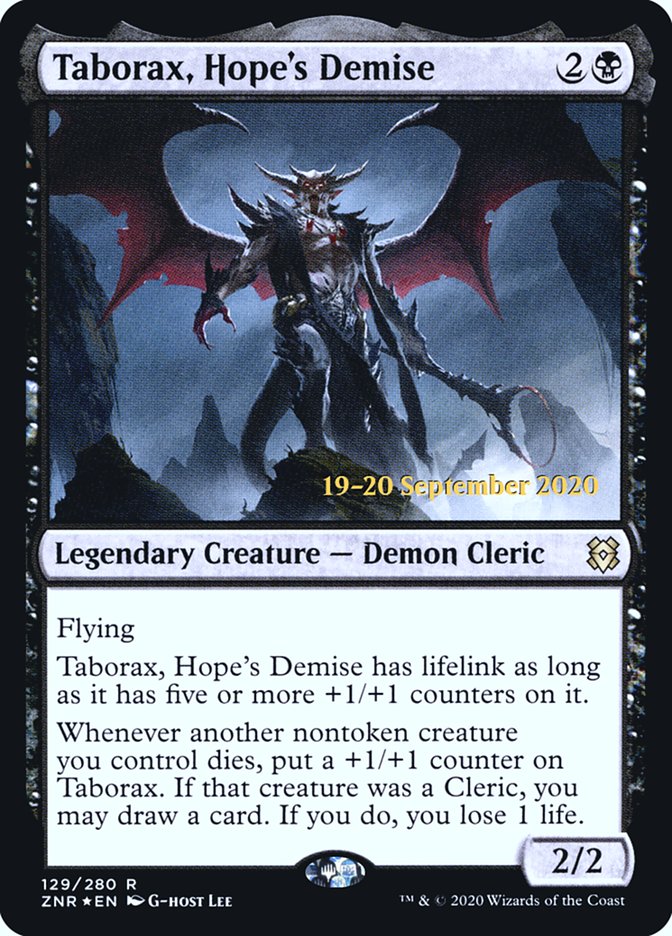 Taborax, Hope's Demise  [Zendikar Rising Prerelease Promos] | Magic Magpie