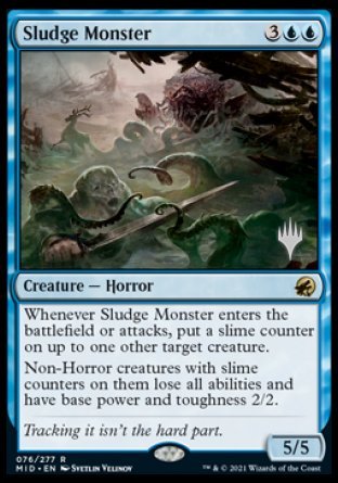 Sludge Monster (Promo Pack) [Innistrad: Midnight Hunt Promos] | Magic Magpie