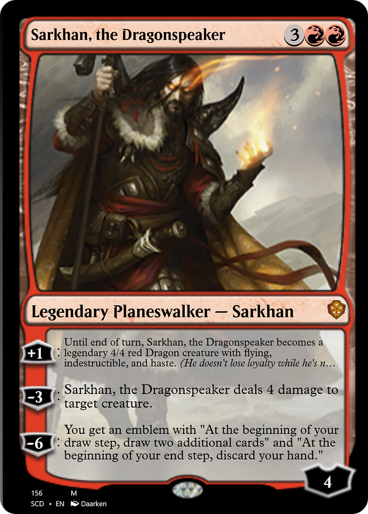 Sarkhan, the Dragonspeaker [Starter Commander Decks] | Magic Magpie