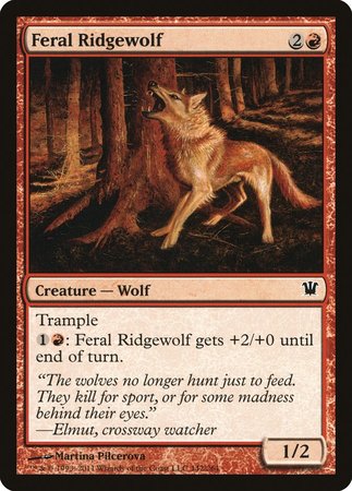 Feral Ridgewolf [Innistrad] | Magic Magpie