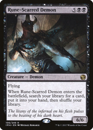 Rune-Scarred Demon [Iconic Masters] | Magic Magpie