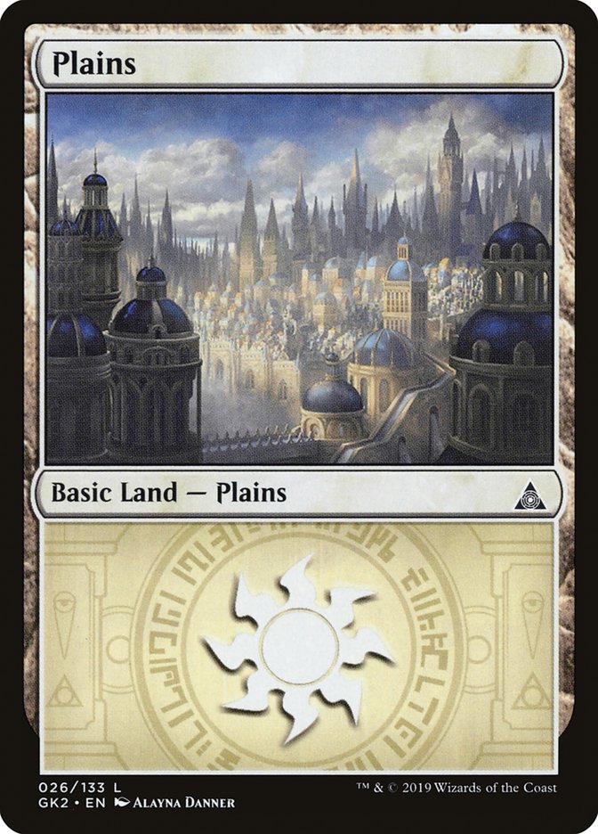 Plains (26) [Ravnica Allegiance Guild Kit] | Magic Magpie