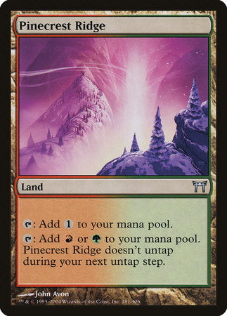 Pinecrest Ridge [Champions of Kamigawa] | Magic Magpie