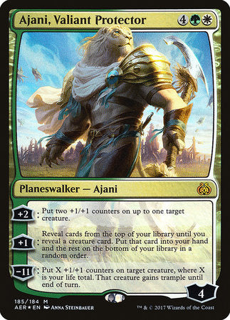 Ajani, Valiant Protector [Aether Revolt] | Magic Magpie