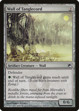 Wall of Tanglecord [Scars of Mirrodin] | Magic Magpie