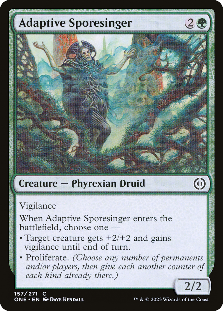 Adaptive Sporesinger [Phyrexia: All Will Be One] | Magic Magpie