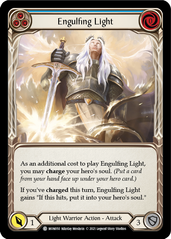 Engulfing Light (Blue) [MON050] 1st Edition Normal | Magic Magpie
