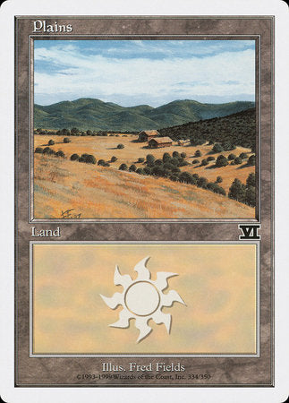 Plains (334) [Classic Sixth Edition] | Magic Magpie