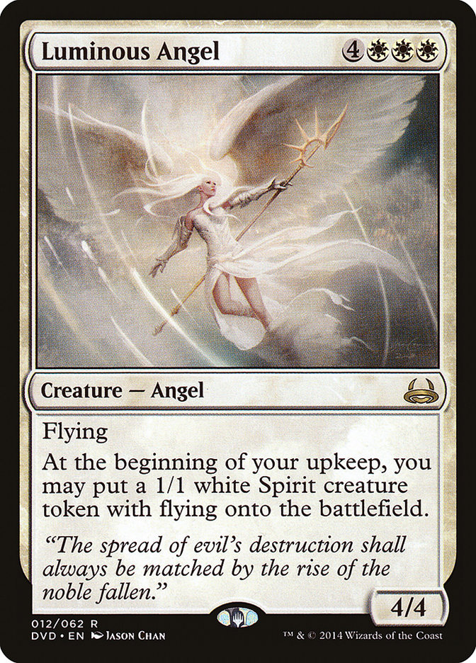 Luminous Angel (Divine vs. Demonic) [Duel Decks Anthology] | Magic Magpie