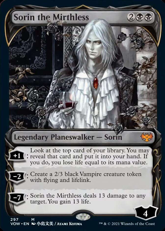 Sorin the Mirthless (Showcase Fang Frame) [Innistrad: Crimson Vow] | Magic Magpie