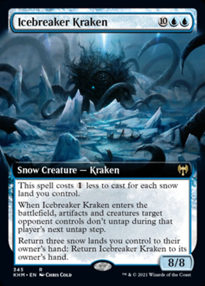 Icebreaker Kraken (Extended Art) [Kaldheim] | Magic Magpie