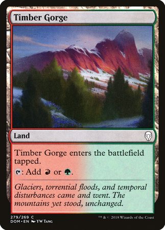 Timber Gorge [Dominaria] | Magic Magpie