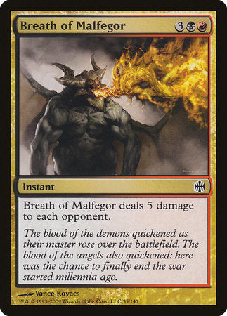 Breath of Malfegor [Alara Reborn] | Magic Magpie