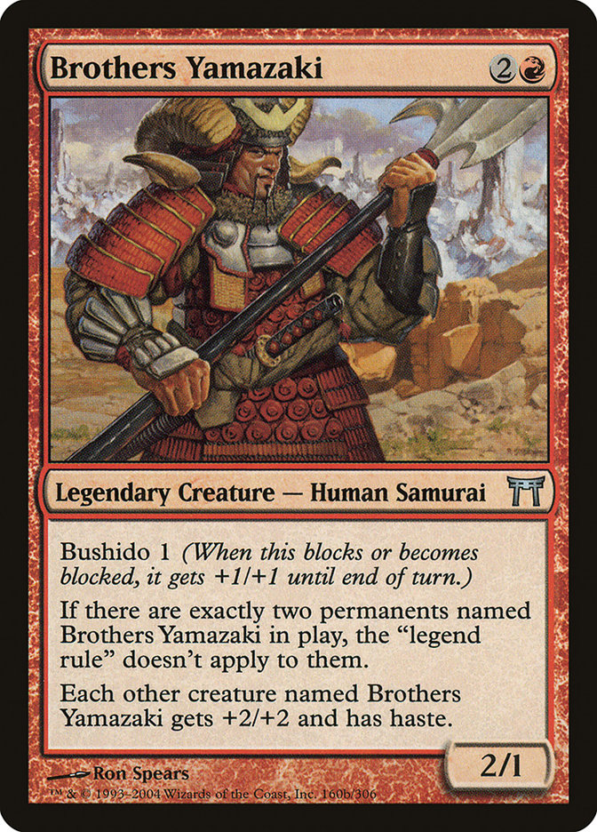 Brothers Yamazaki (160b/306) [Champions of Kamigawa] | Magic Magpie