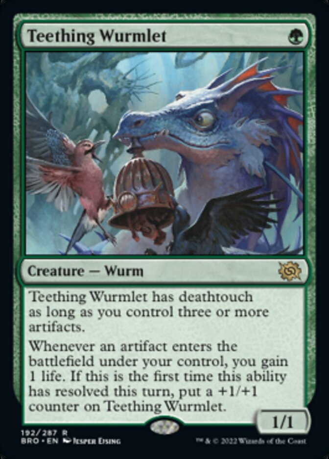 Teething Wurmlet [The Brothers' War] | Magic Magpie