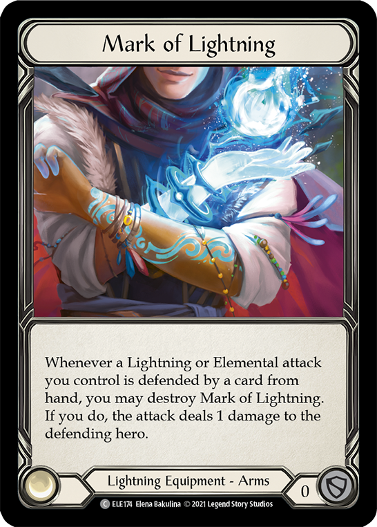 Mark of Lightning [ELE174] (Tales of Aria)  1st Edition Cold Foil | Magic Magpie