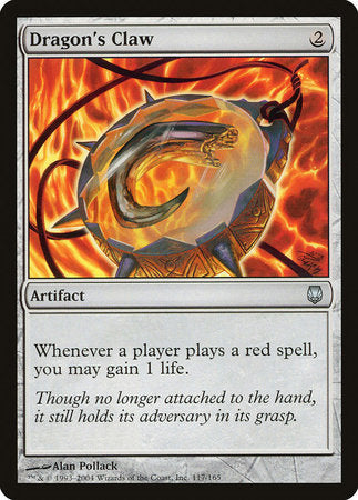 Dragon's Claw [Darksteel] | Magic Magpie