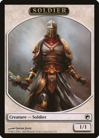 Soldier Token [Scars of Mirrodin Tokens] | Magic Magpie