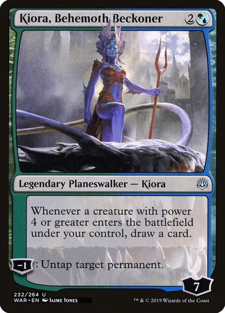 Kiora, Behemoth Beckoner [War of the Spark] | Magic Magpie