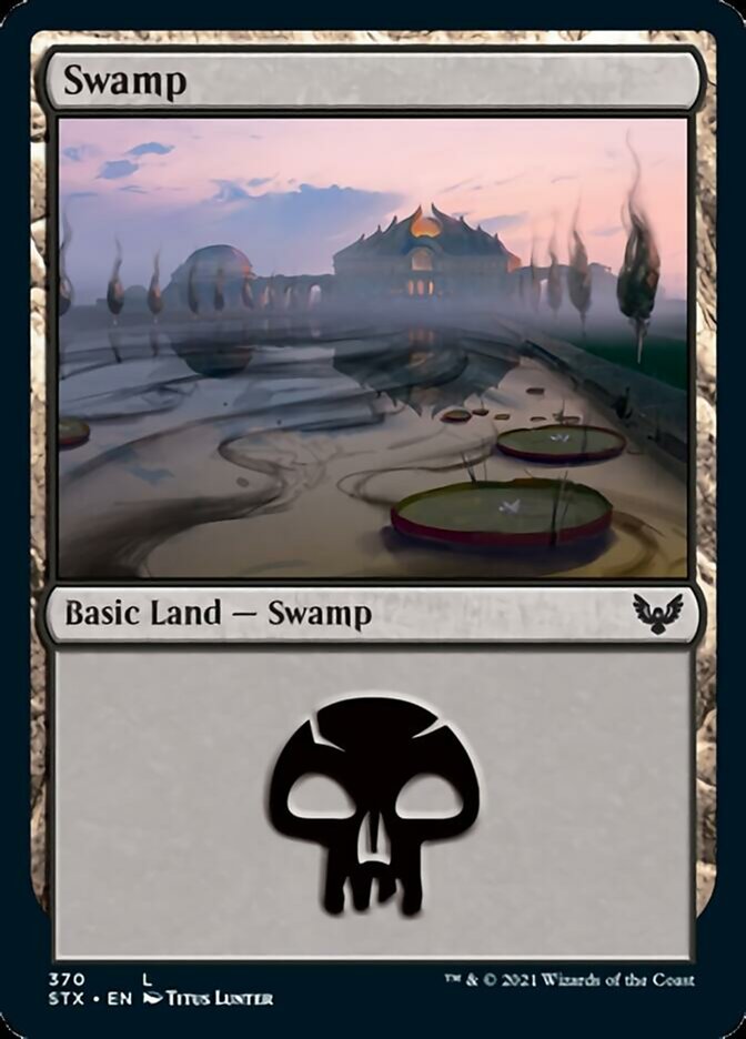 Swamp (#370) [Strixhaven: School of Mages] | Magic Magpie