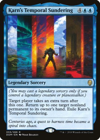 Karn's Temporal Sundering [Dominaria] | Magic Magpie