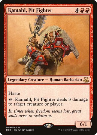 Kamahl, Pit Fighter [Duel Decks: Mind vs. Might] | Magic Magpie