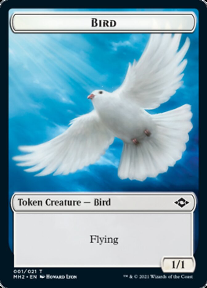 Bird Token // Treasure Token (#20) [Modern Horizons 2 Tokens] | Magic Magpie